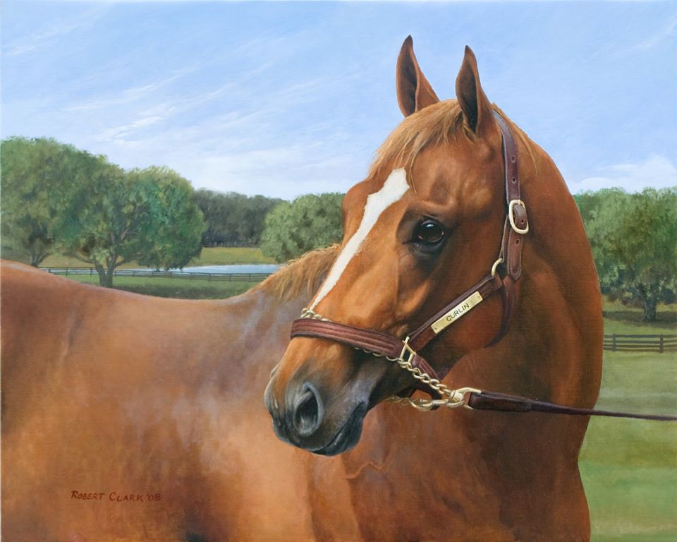Curlin by Robert Clark, Artist Curlin by Robert Clark, Artist